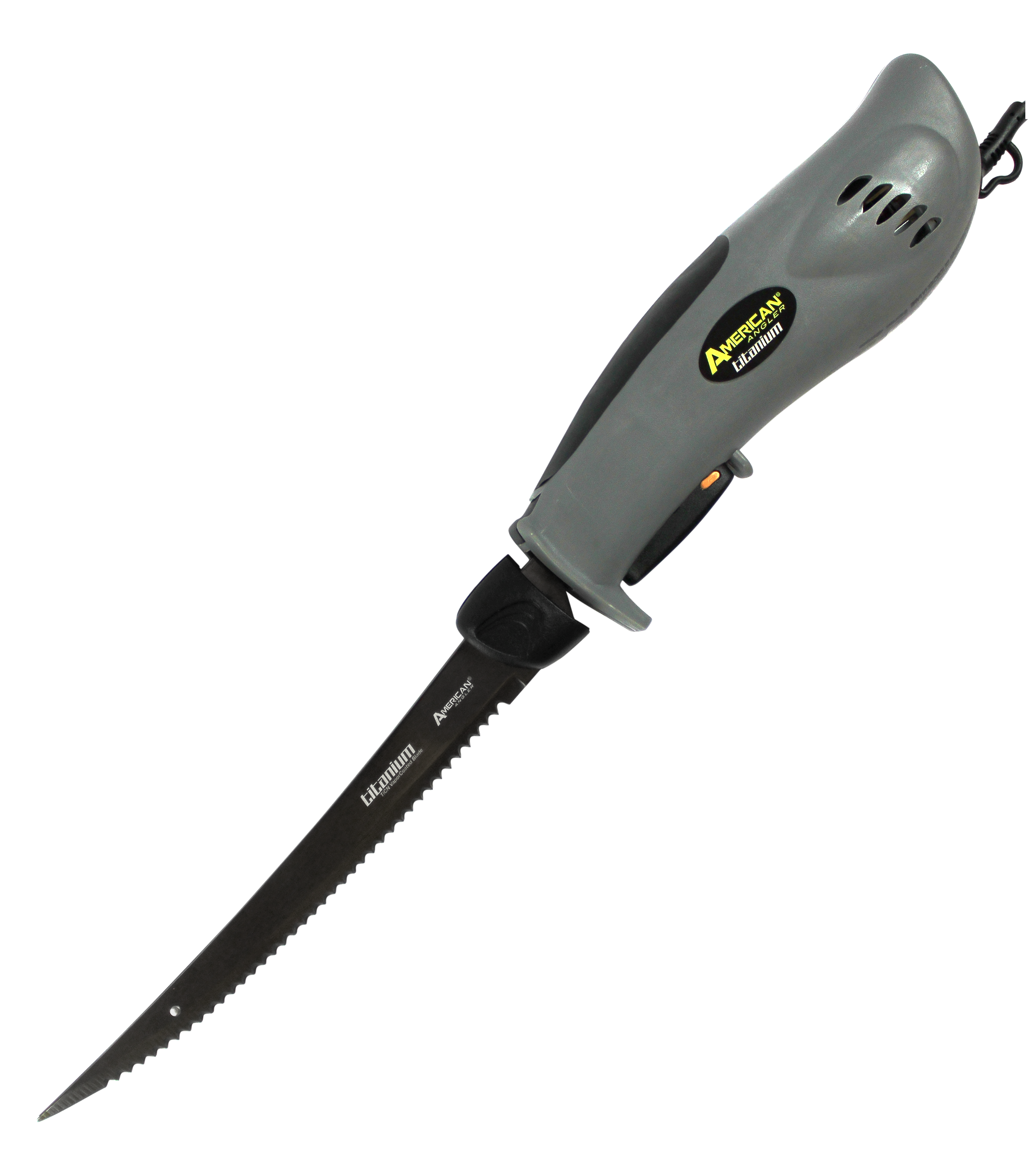 PRO Titanium Electric Fillet Knife With 8” Titanium-Coated Freshwater –  American Angler